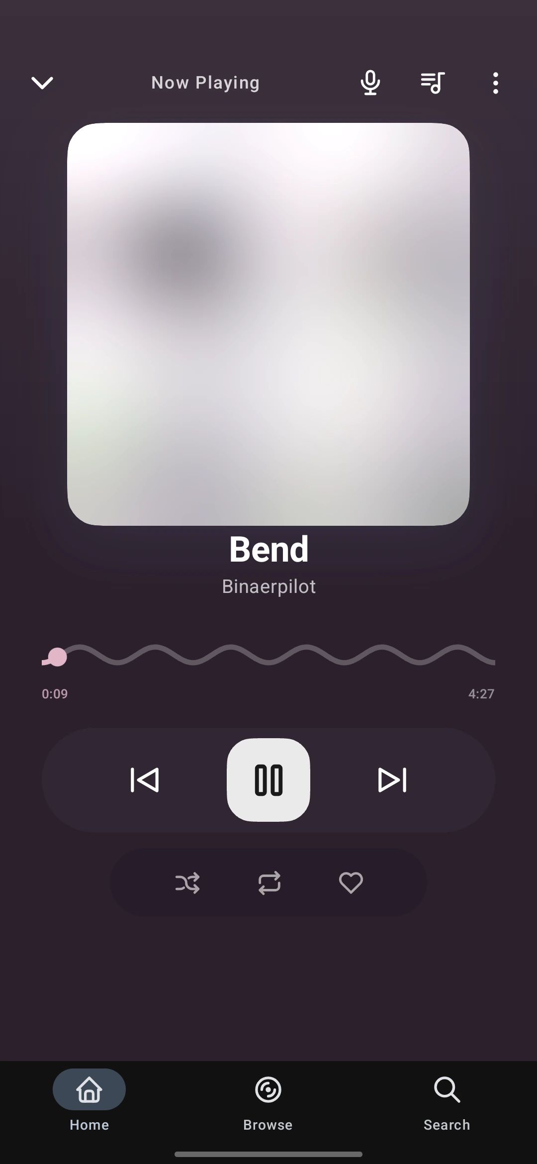 JellyPlay audio player with lyrics