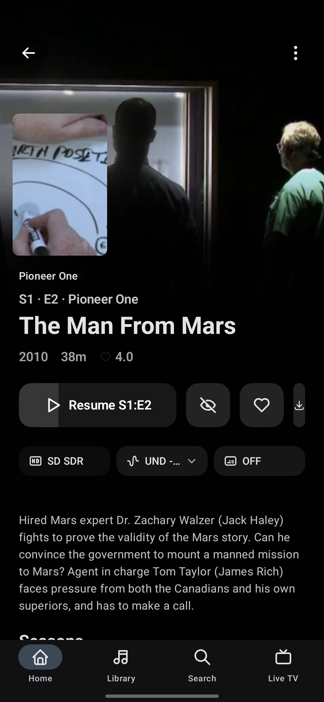 JellyPlay media detail page